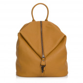 Rucsac dama din piele naturala DiAmanti Zanella Coniac Deschis